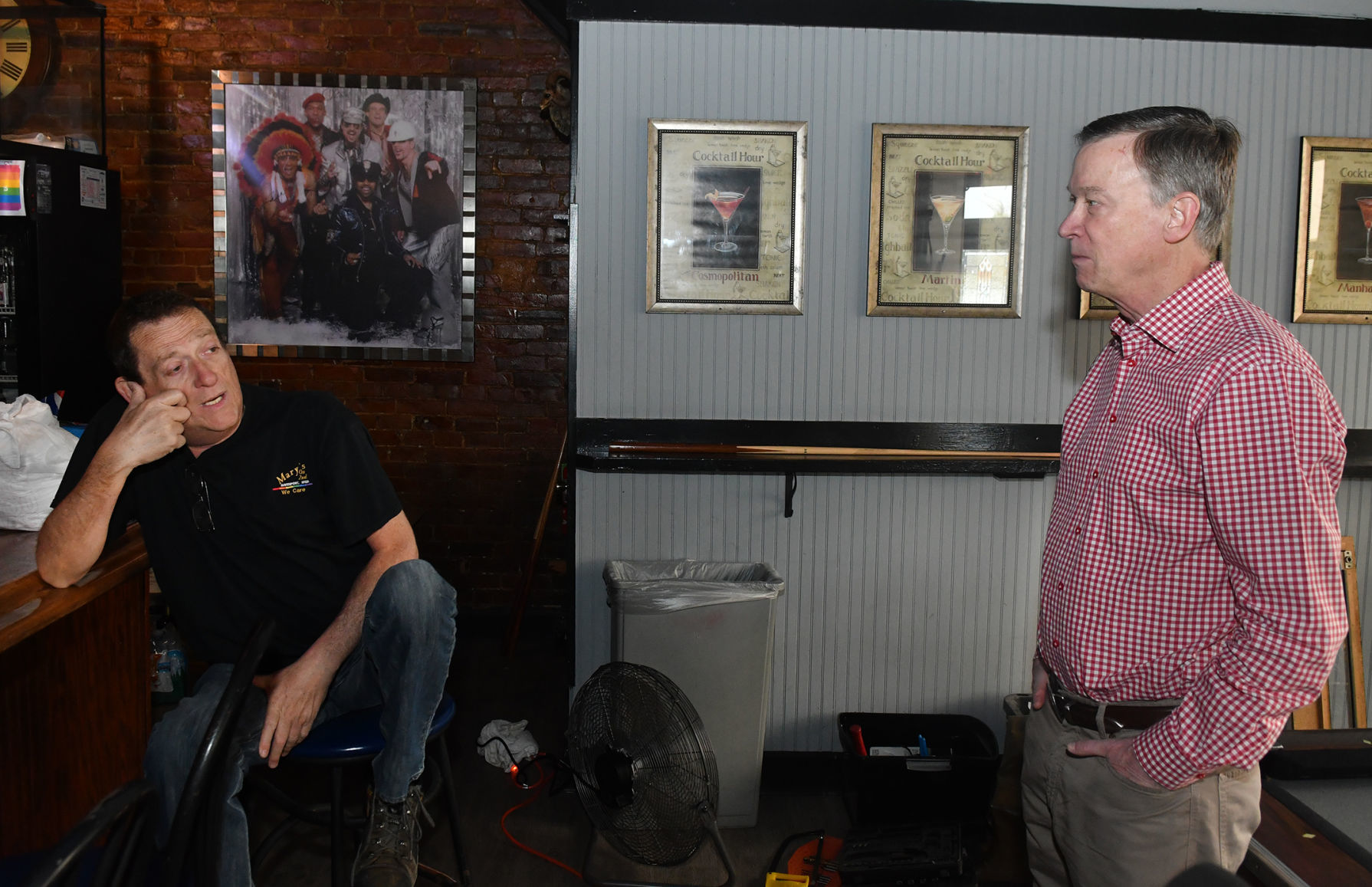 Democratic Presidential candidate John Hickenlooper in Davenport